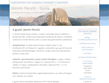 Tablet Screenshot of jazmin-panzio.hu